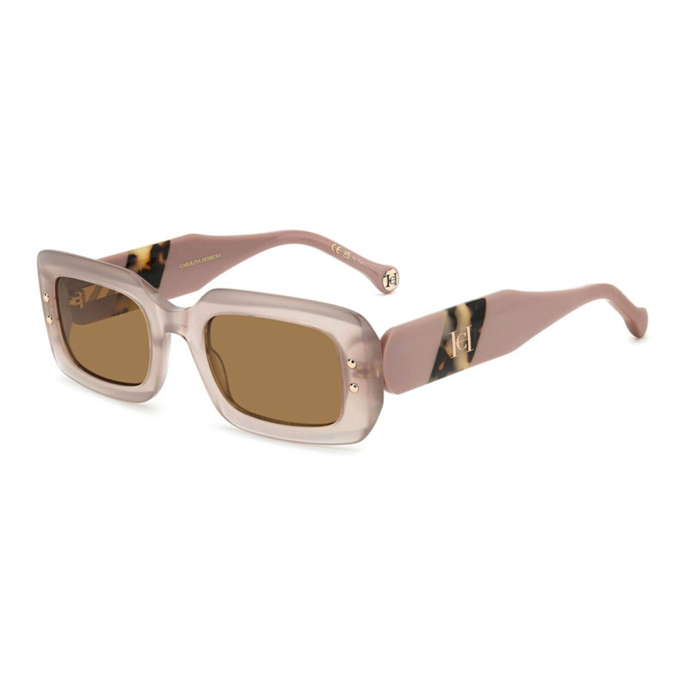 NEW Carolina Herrera HER0187/S 0L9370 Peach/Havana Sunglasses authentic